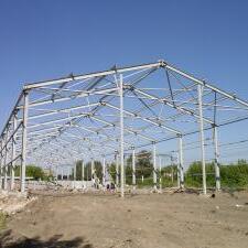 Склад готовой продукции из металлоконструкций